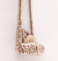 Jelzett, ezüst kitűző / silver broche 1,8g