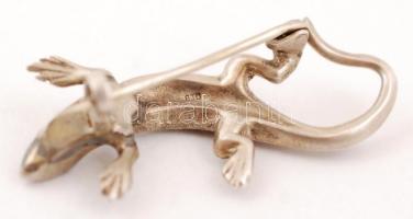 Jelzett, gyík ezüst kitűző / silver broche 5g