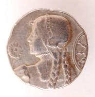 Jelzett,  ezüst kitűző + jelvény / silver broche 5,1g