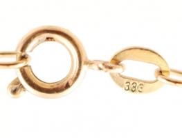 8 karátos arany nyaklánc. jelzett / 8 Ct gold necklace 3,7g 40 cm