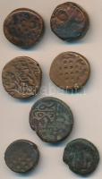 India vegyes rézpénz tétel hamis darabokkal T:2-,3
India mixed Cu coin lot with fakes C:VF,F