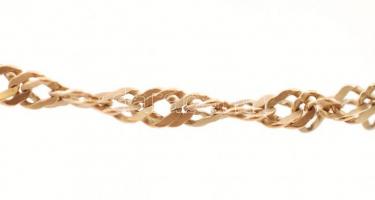 8 karátos arany nyaklánc. jelzett / 8 Ct gold necklace 2,8g 40 cm