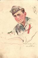 Norvég cserkész; Magyar Cserkész Szövetség kiadása / Norwegian boy scout s: Márton L.