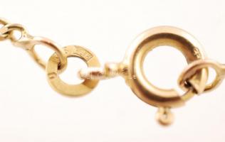 8 karátos arany nyaklánc  jelzett / 8 Ct gold necklace  nett:  4,2g  40 cm