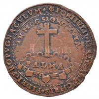 Olasz Államok / Velence 1593. "Palmanova építésének emlékéül" Br emlékérem. Készítő: Pasqu...