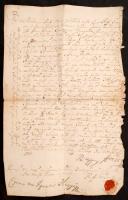 1814 Kolta (Felvidék) A Ruffy csald tagjai között kötött osztályos egyezség