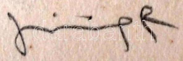 Görög Rezső (1930- ): Ellenforradalom. Rézkarc, papír, jelzett, felcsavarva, 17×25 cm