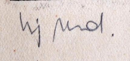 Görög Rezső (1930- ): Új rend. Rézkarc, papír, jelzett, felcsavarva, 17×25 cm