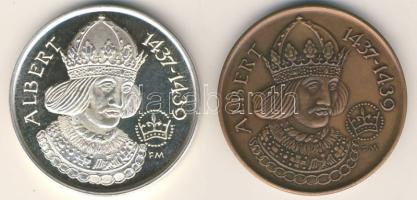 1989. "MÉE-Székesfehérvár-Albert" pár fényes Br T:BU + Ag 35,88g T:PP R! Kevés példányszámú veretek!