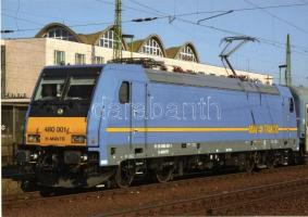 15 db MODERN használatlan magyar vonat motívumlap / 15 modern unused Hungarian train motive cards