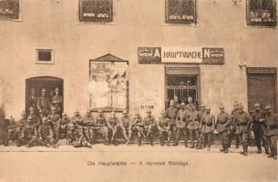 Brassó, Kronstadt, Brasov; felszabadítás, németek főőrsége / entry of the German troops, main guard