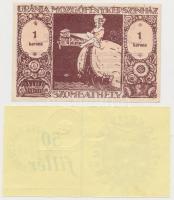 Szombathely 1920. "Uránia Mozgófénykép-színház" 1K utalvány, kis ragasztásnyom + Mezőtúr D...