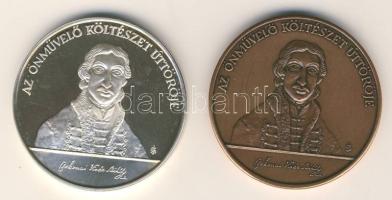 2000. "MÉE-Csokonai" pár fényes Br T:BU + Ag 33,7g T:PP R! Kevés példányszámú veretek!