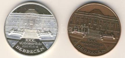 2000. "MÉE-Csokonai" pár fényes Br T:BU + Ag 33,7g T:PP R! Kevés példányszámú veretek!