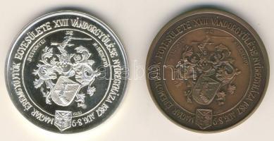 1987. "MÉE-Bessenyei" pár fényes Br T:BU + Ag 35,64g T:PP R! Kevés példányszámú veretek!