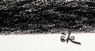 Ék Sándor (1902-1975):  Memento. Kőnyomat (lithográfia) jelzett. Műcsarnoki kiállítás anyagából. Pas...