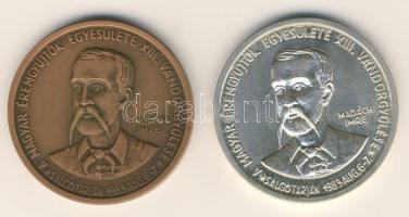 1983. "MÉE-Madách" pár matt Br T:BU + Ag 34,41g T:BU R! Kevés példányszámú veretek!