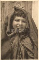 Types d'Orient, 'Jeune fille arabe', 'Jeune fille bédouines', 'Jeune arabe' - 3 old postcards, Arabian folklore