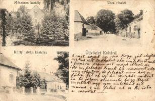 Kolta, Mészáros kastély, utca, Kürty István kastélya / castles, street (EB)