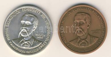 1983. "MÉE-Madách" pár matt Br T:BU + Ag 34,41g T:PP R! Kevés példányszámú veretek!