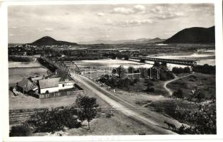 Huszt, Látkép hidakkal; ifj Szuhay István kiadása / view with bridges