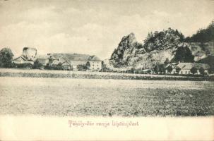 Liptóújvár, Liptovsky Hrádok; Thököly vár romja / castle ruins (EK)