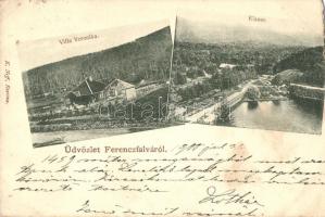 Ferencfalva, Valiug; Villa Veronika, Klause, kiadja Neff Antal (vágott / cut)