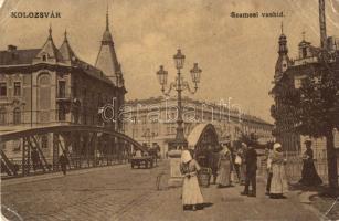 Kolozsvár, Cluj; Szamosi vashíd / bridge (EB)