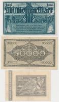 Németország / Weimari Köztársaság 1923. 5db klf szükségpénz, közte Hamburg, Köln, Rajna-vidék T:III
...