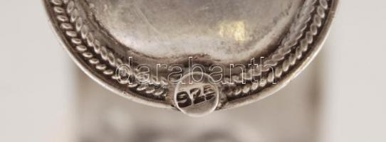 Ezüst karkötő, Ag, nettó: 23,3gr., jelzett d:6cm / Silver bracelet, Ag, net. 23,3gr, marked, d: 6 cm