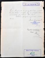 1901 A Unio Magyar Általános Gyufagyár Rt. Budafok  díszes fejléces számlája