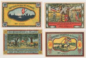 Németország / Weimari Köztársaság / Steinfeld 1920. 50pf (4xklf) T:I,I-
Germany / Weimar Republic /...