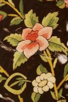 1835 Jókainé Laborfalvi Róza (1817-1886) által készített, nevével kihímzett virágos szövet üveglapok...