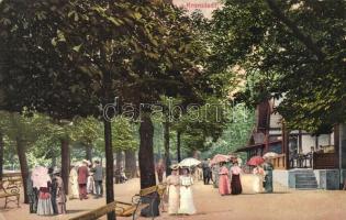 Brassó, Kronstadt, Brasov; liget, zenepavilonnal / park with music pavilion (EK)