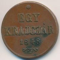 1848. 1kr Cu T:2 kis ph.