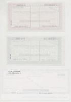 Franciaország DN "Észak-Európai Kereskedelmi Bank" 10Fr  + 200Fr + 500Fr "SPECIMEN&qu...