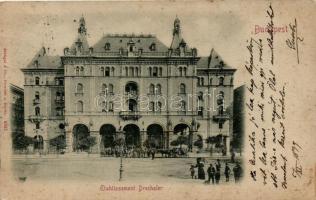 1899 Budapest VI. Drechsler étterem (fl)