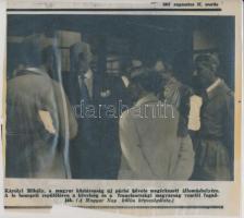 1947 Károlyi Mihály a Magyar Köztársaság párizsi nagykövete, 3 db nyomdatechnikai filmen levő diapoz...