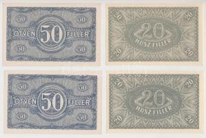 1920. 20f (2x) + 50f (2x) T:I,I-