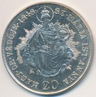 1848KB 20kr Ag "V. Ferdinánd" T:2 juszt