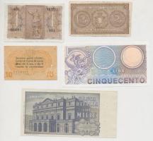 Olaszország 1914. 2L + Olaszország/Velence/osztrák-magyar megszállás 1918. 10c + Olaszország 1939. 1...