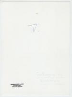 cca 1978 Csepregi Éva (1953) énekesnő, Menesdorfer Lajos 4 db pecséttel jelzett vintage fotója, 24x1...