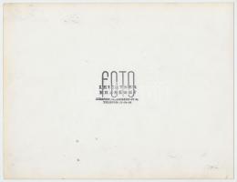 cca 1935 Leichtner Erzsébet vintage fotója Szentpál Olga tánccsoportjának tagjairól, pecséttel jelze...