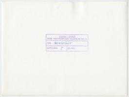 cca 1980 Velencei-tó, bekötőút, Zágon László vintage fotóművészeti alkotása, pecséttel jelzett, 18x2...