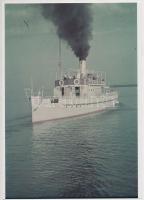 cca 1942 Balaton, Jókai hajó, 3 db korabeli színes diapozitív felvételről készült modern nagyítások,...