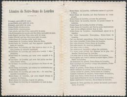 1867 Csipkeszentkép, kinyithatós,  12x8cm