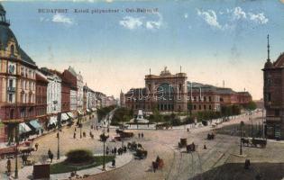 Budapest VII. Keleti pályaudvar, vasútállomás, 'Von der Armee im Felde' So. Stpl. (Rb)