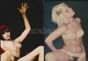 cca 1975 Vegyes mix, finoman erotikus fényképek, 9 db modern nagyítás korabeli negatívokról, 15x10 c...