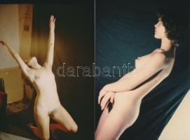 cca 1975 Kőbölcsőben elringatva, finoman erotikus fényképek, 4 db modern nagyítás korabeli negatívok...