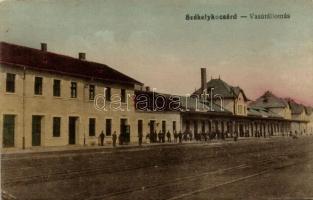 Székelykocsárd, Lunca Muresului; vasútállomás / railway station (EK)